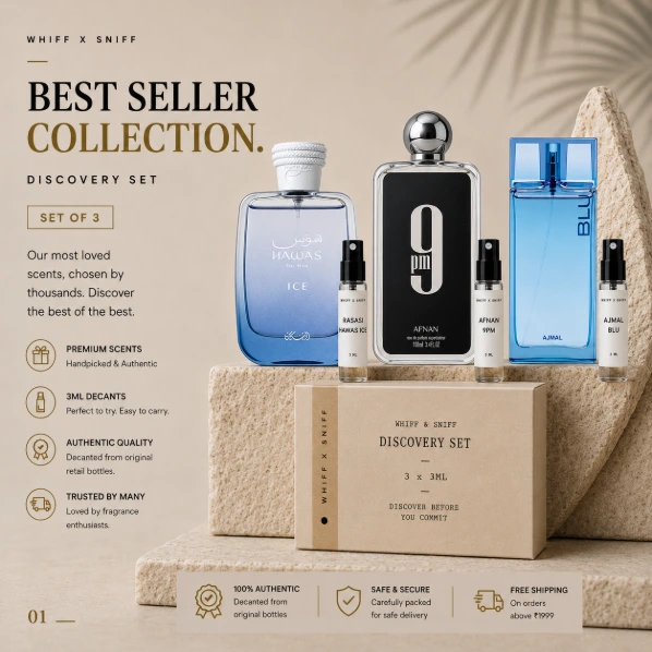 Try 3 Bestselling Perfumes Before Buying Full Bottles